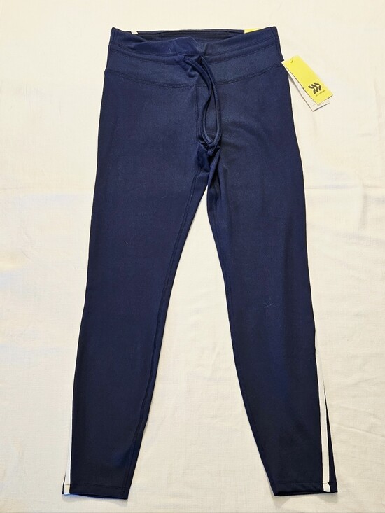 all in motion Pants - All In Motion Navy Athletic Leggings with Side Stripe